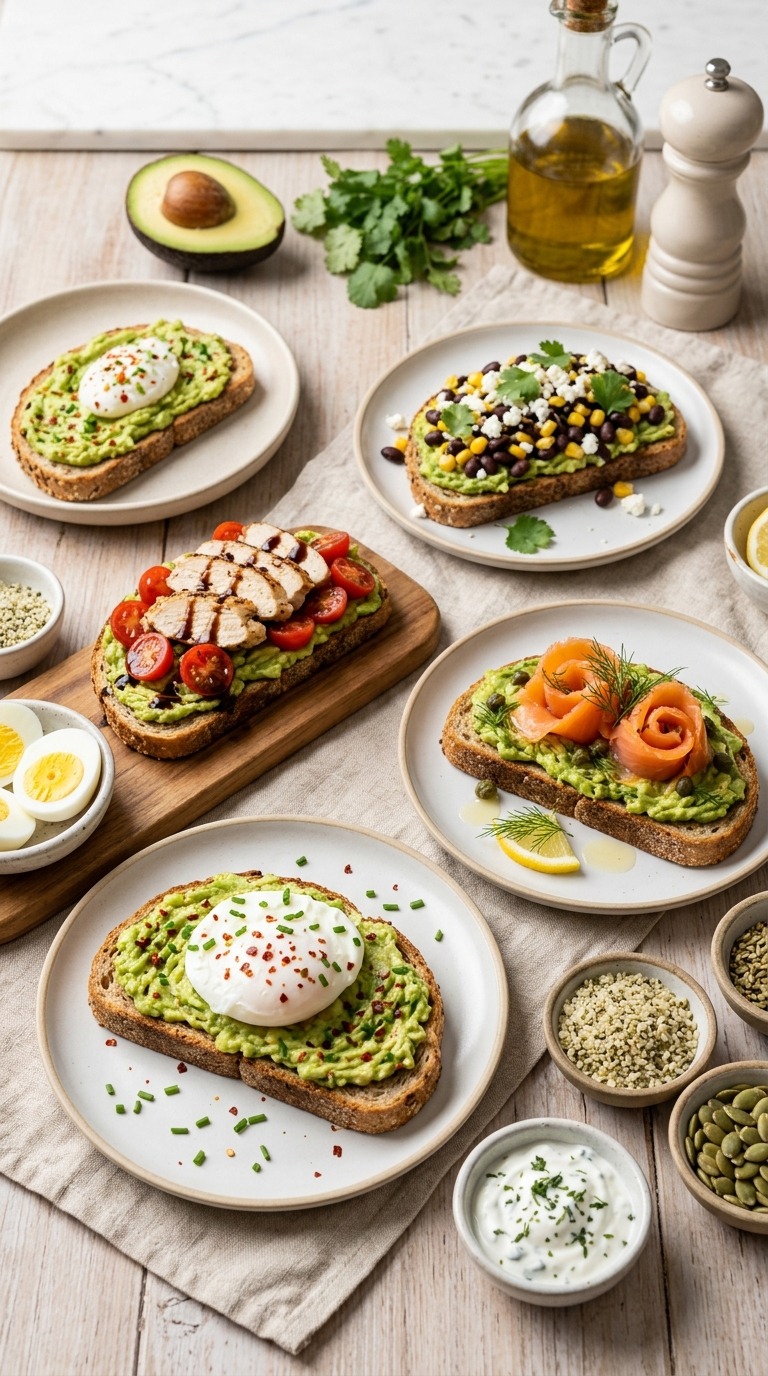 23 High-Protein Avocado Toast Ideas Under 350 Calories
