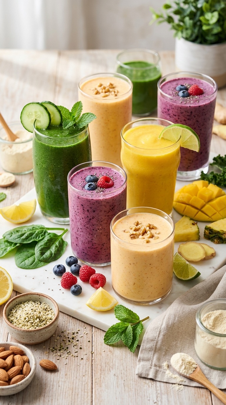 23 High-Protein Detox Smoothies Under 300 Calories