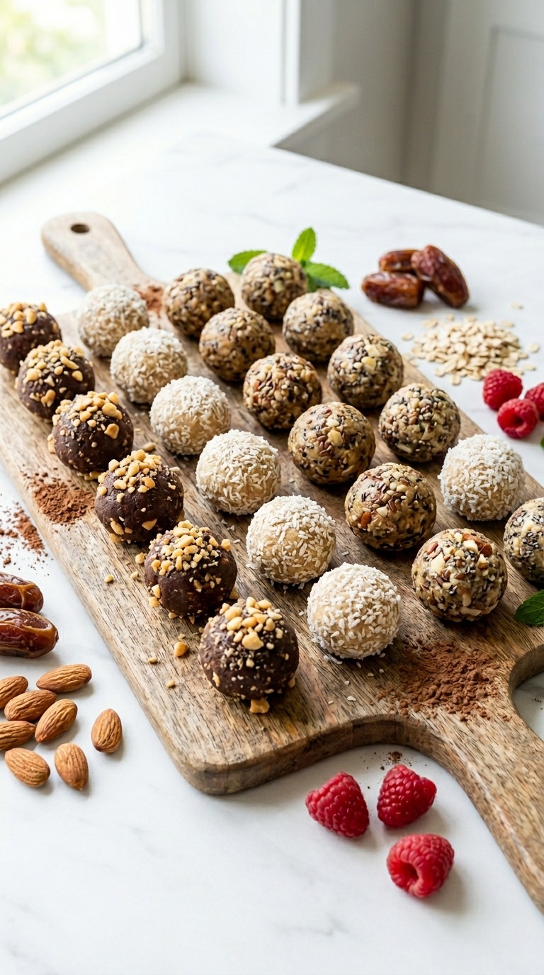 23 No-Bake Protein Balls Under 100 Calories Each