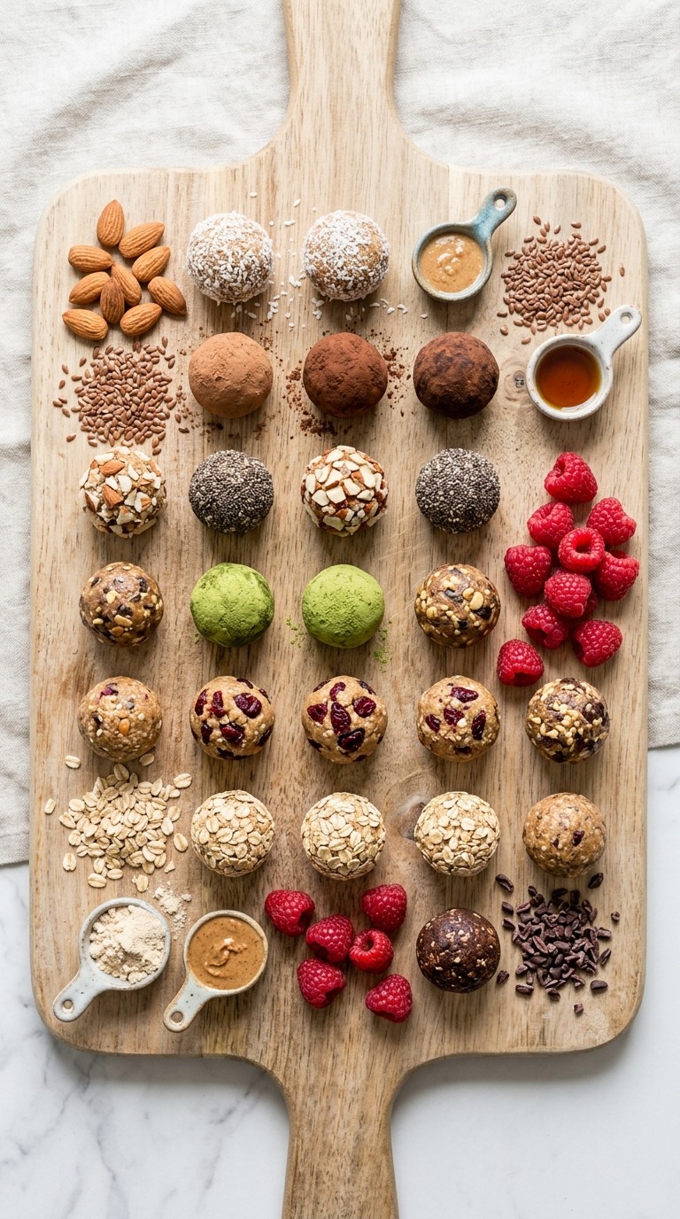 23 No-Bake Protein Balls Under 100 Calories Each
