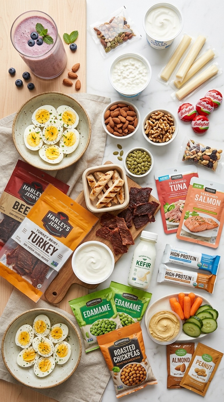25 High-Protein Grocery Store Snacks Dietitians Actually Buy