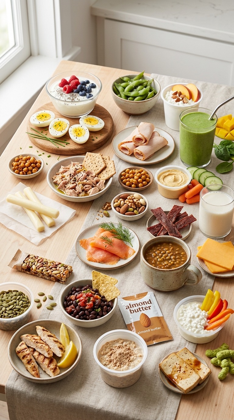 25 High-Protein Grocery Store Snacks Dietitians Actually Buy