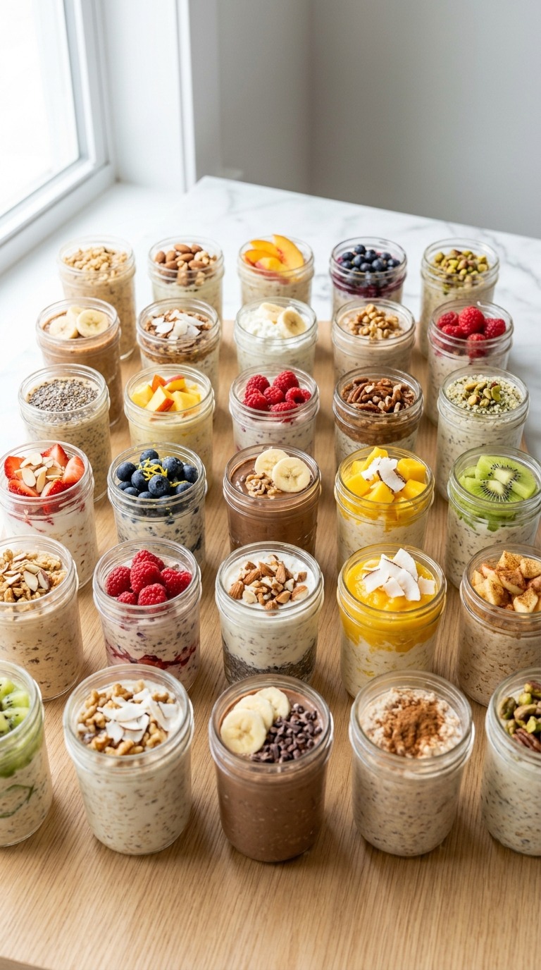25 High-Protein Overnight Oats Under 350 Calories