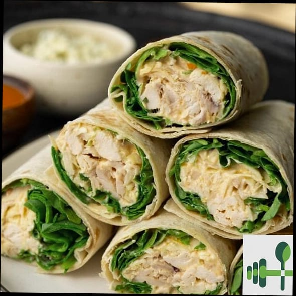 High Protein Chicken Wrap