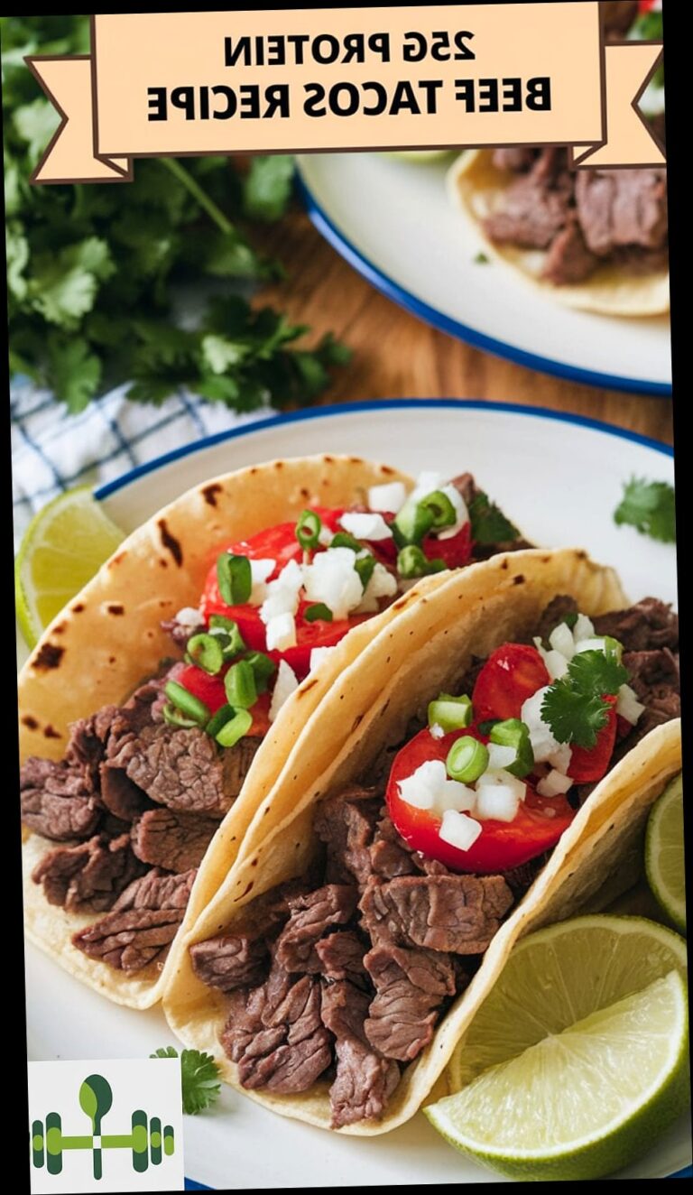 High Protein Beef Tacos