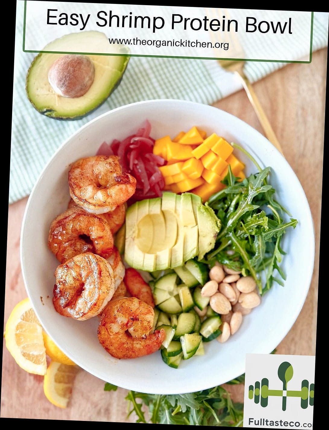 High Protein Shrimp Bowl 1 featured 2827