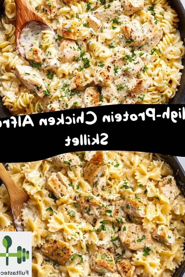 High Protein Chicken Alfredo