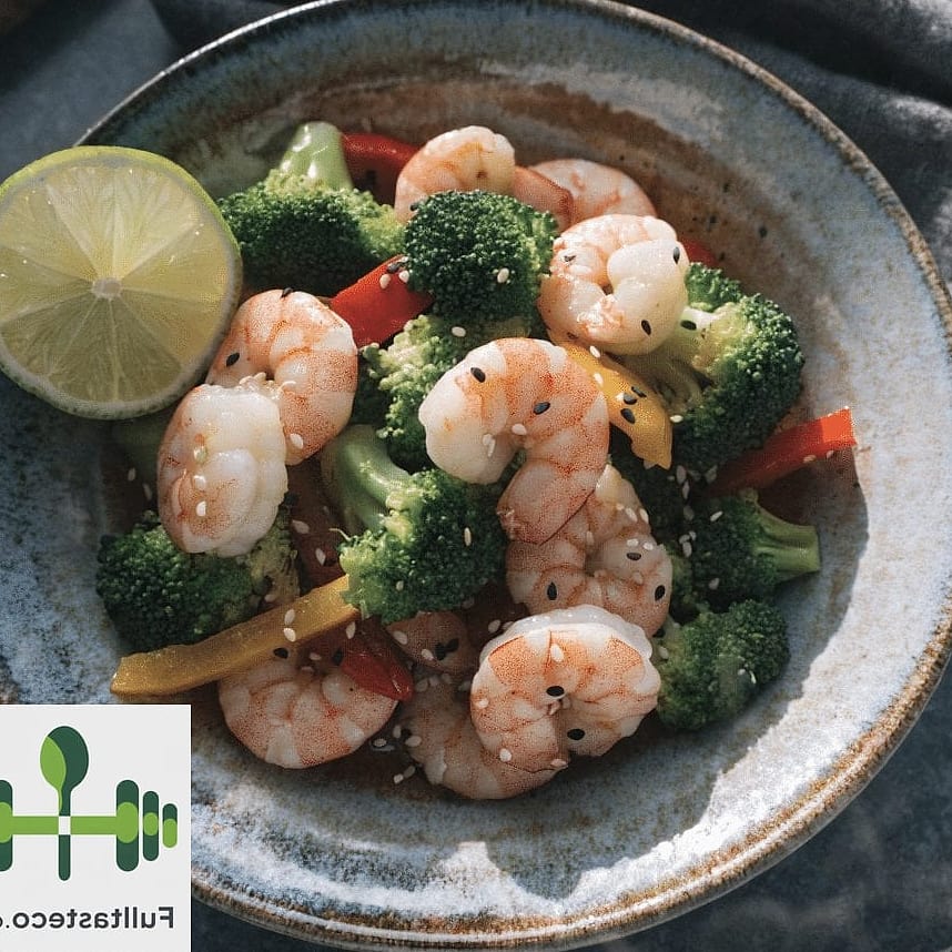 High Protein Shrimp Stir Fry 1 featured 2906