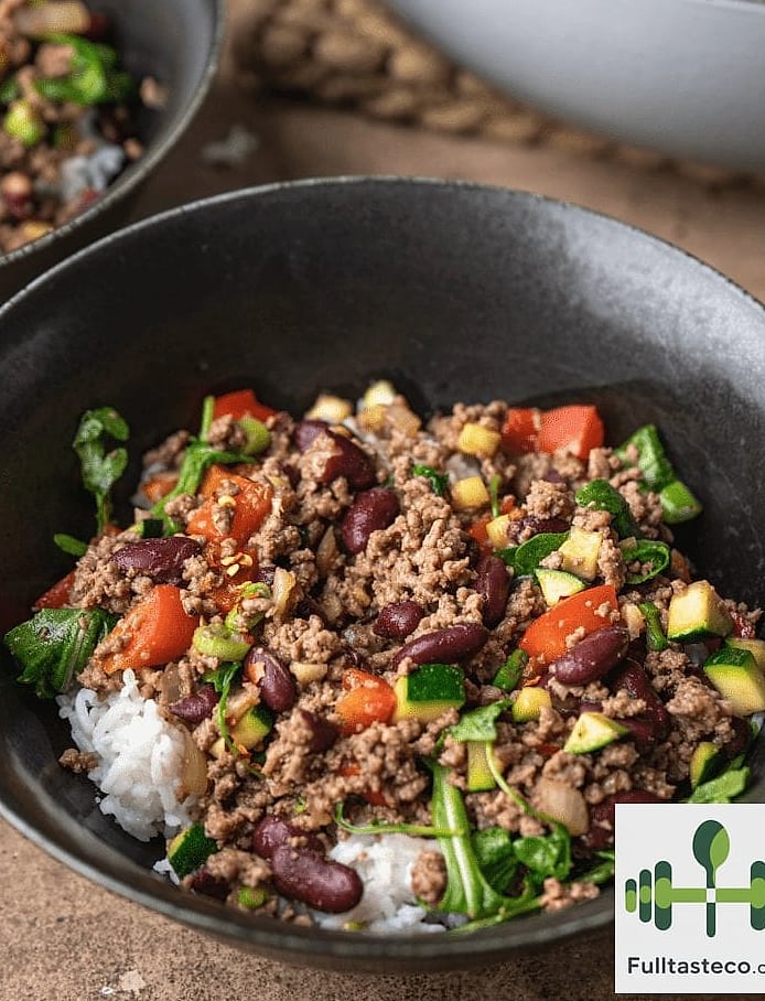 High Protein Beef Bowl