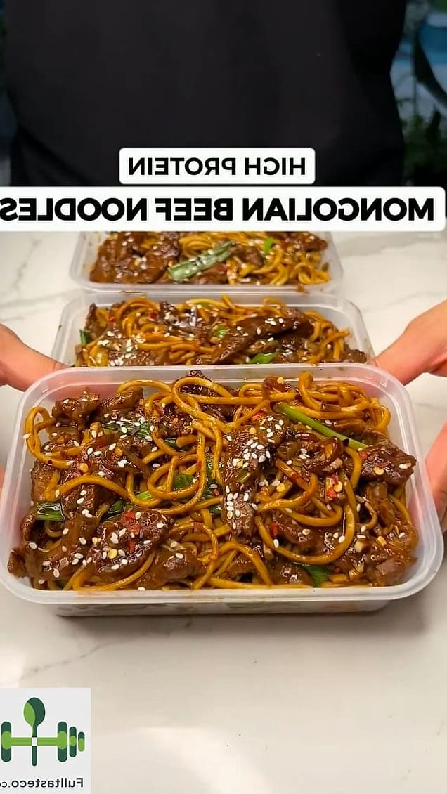 High Protein Beef Noodles