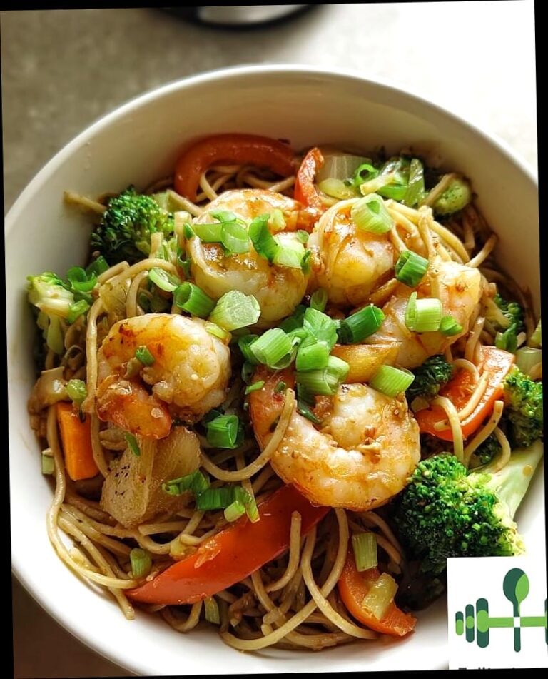 High Protein Shrimp Noodles