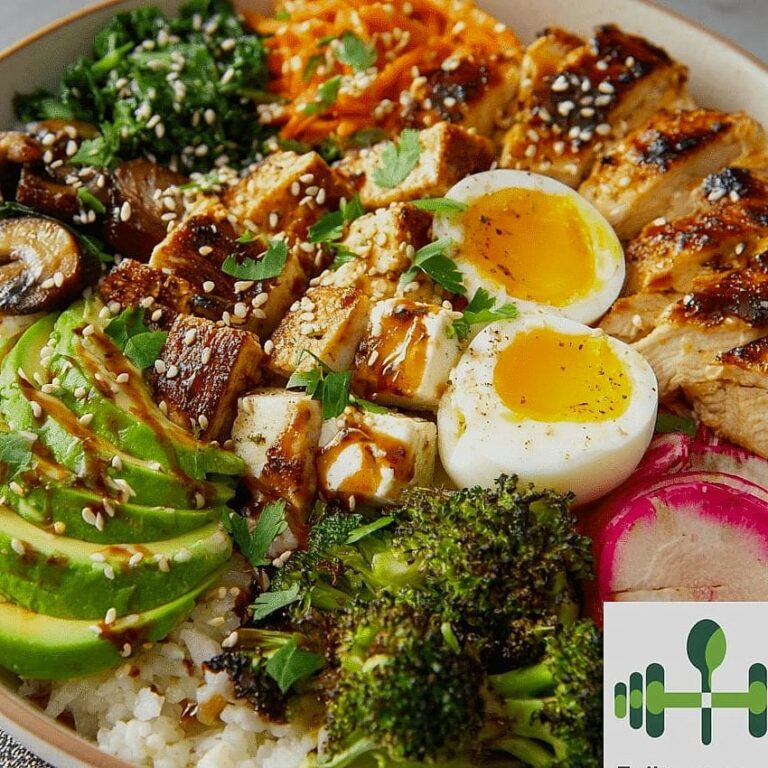 High Protein Rice Bowl
