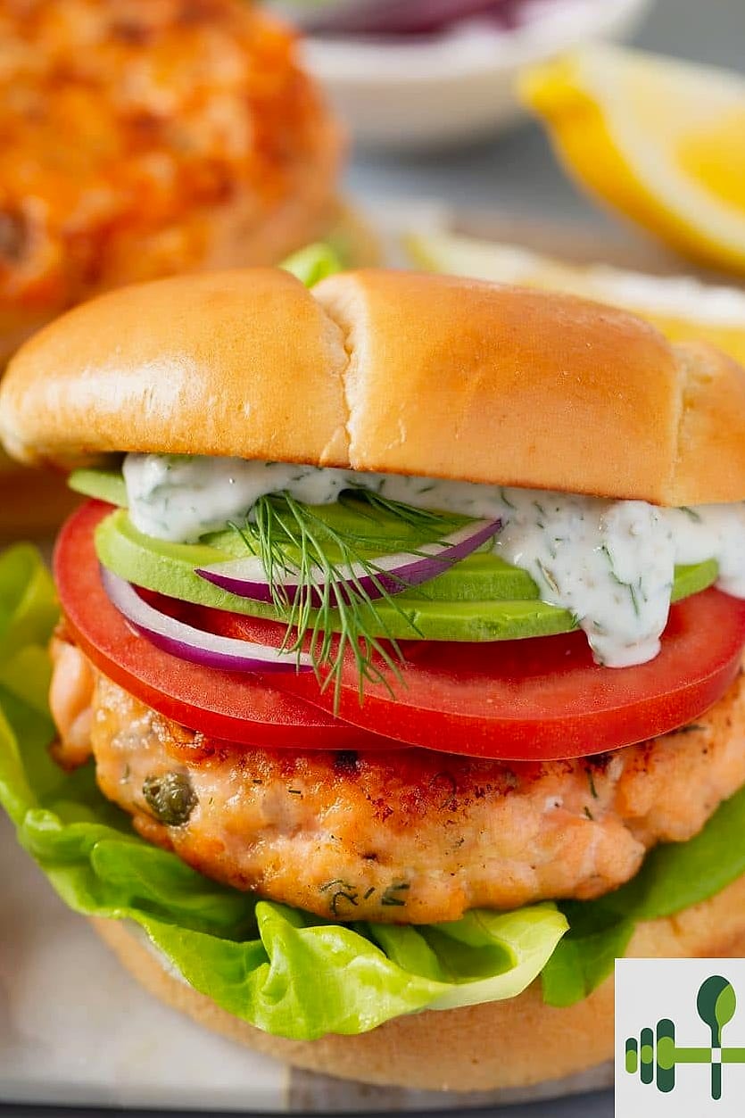High Protein Salmon Burgers 1 featured 3566
