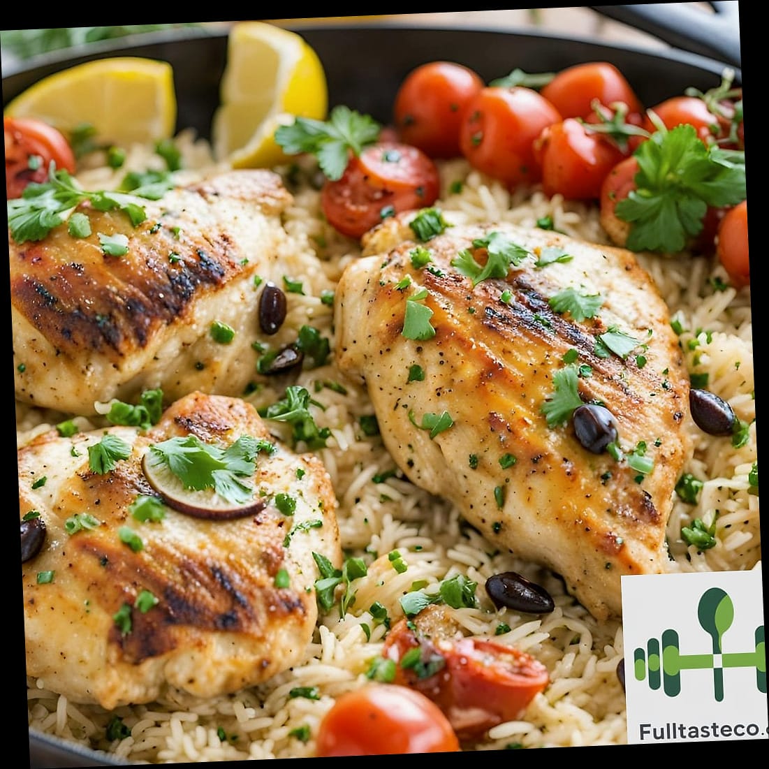 Mediterranean Chicken Rice 1 featured 3660