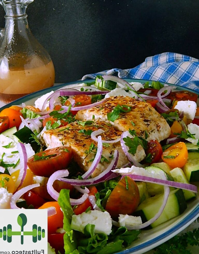 Mediterranean Salmon Salad
