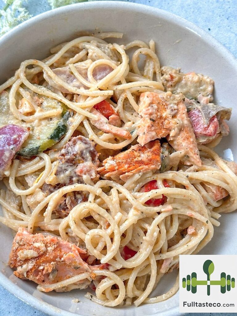 Mediterranean Salmon Pasta 36 Mediterranean Salmon Pasta