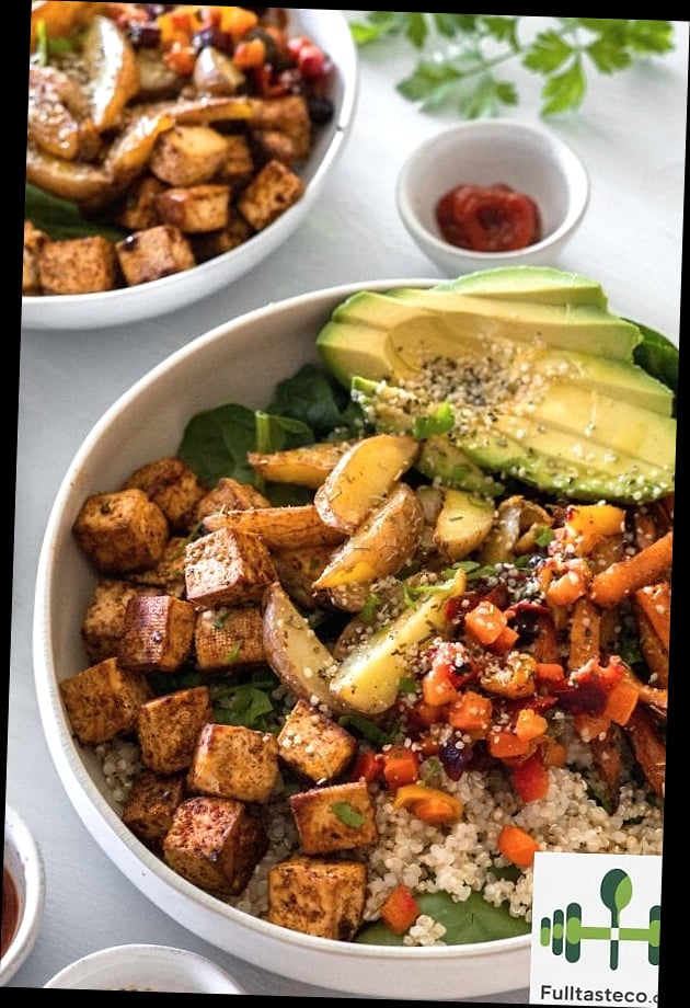 Mediterranean Tofu Bowl 7 Mediterranean Tofu Bowl