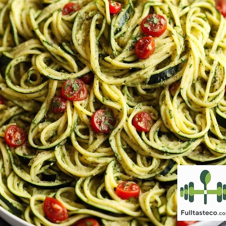 Low Carb Zucchini Pasta