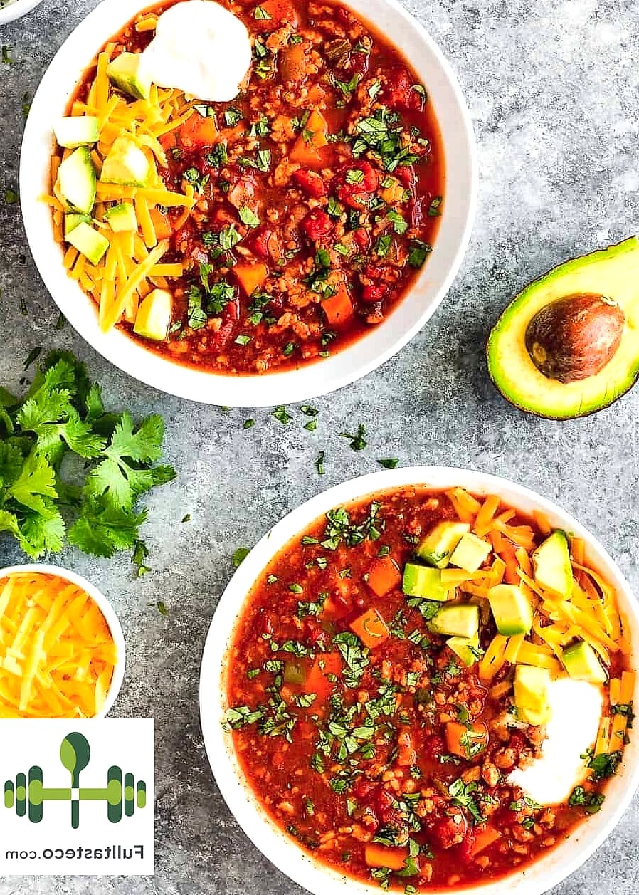 Low Carb Turkey Chili 1 featured 4445