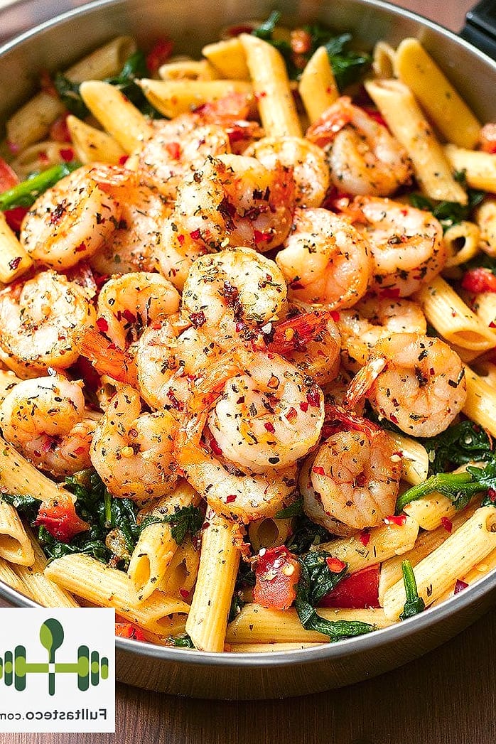 Low Calorie Shrimp Pasta