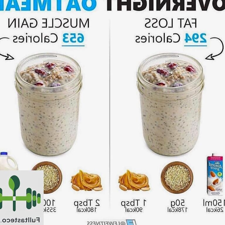 Low Calorie Overnight Oats
