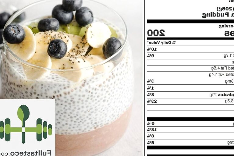 Low Calorie Chia Pudding