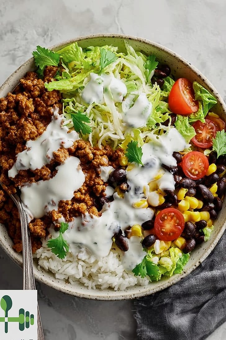 Low Calorie Taco Bowl