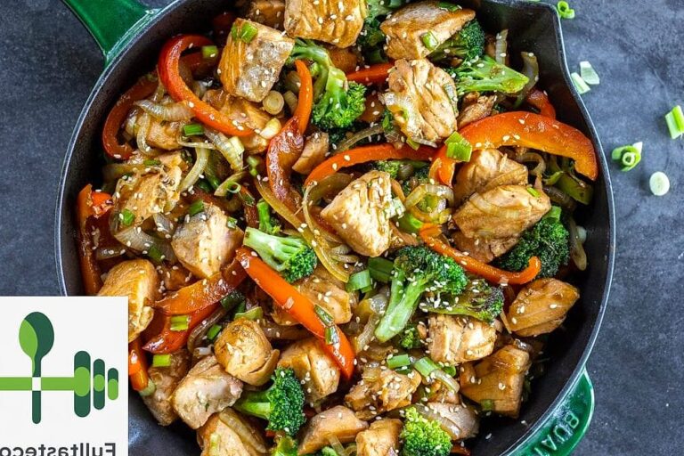 Low Calorie Salmon Stir Fry