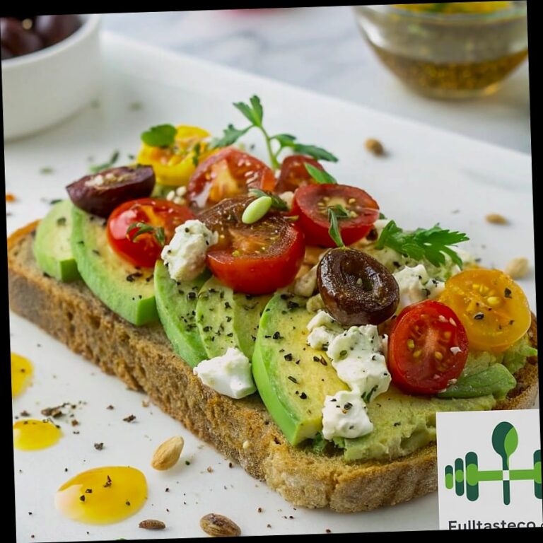 Avocado Toast Mediterranean-Style