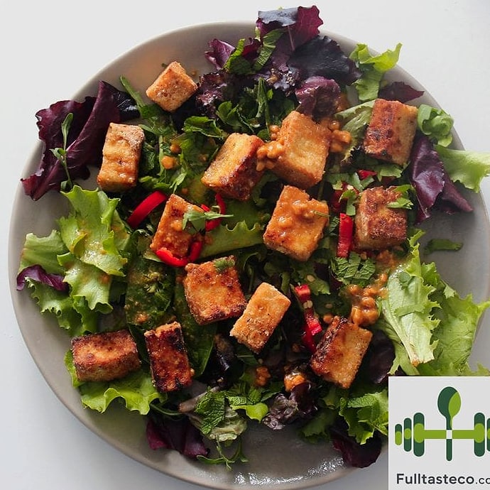 Mediterranean Tofu Salad 28 Mediterranean Tofu Salad