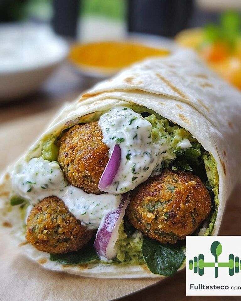 Falafel Wrap With Tzatziki