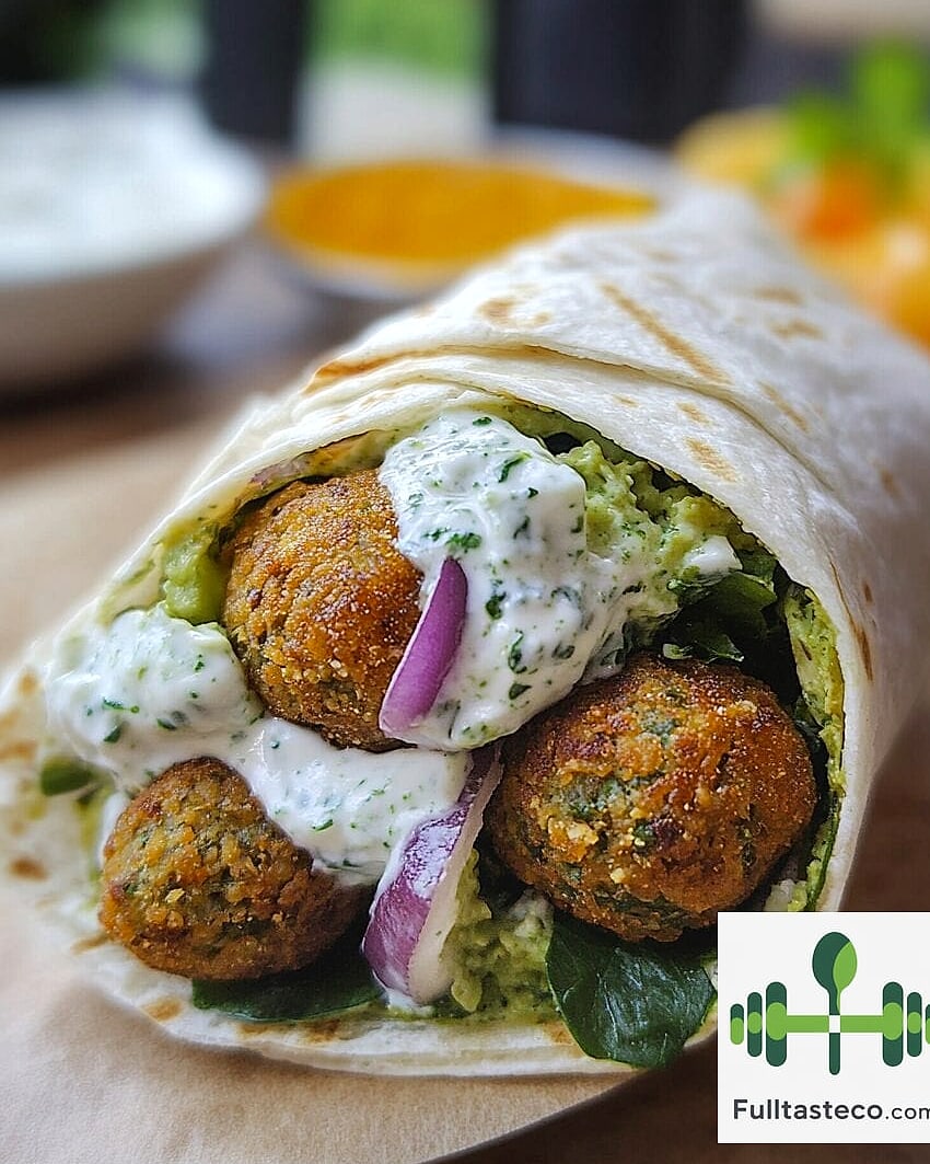 Falafel Wrap With Tzatziki 1 featured 5700