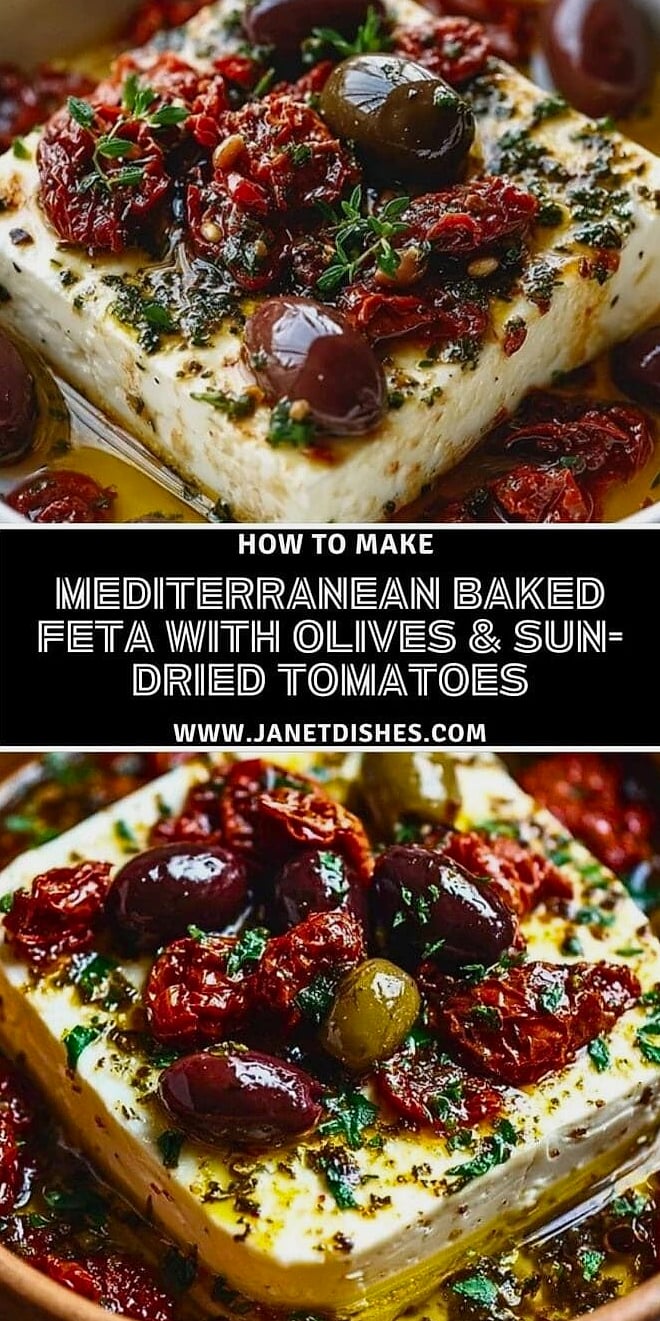 25 Days Of Mediterranean Diet Lunch Ideas You’ll Love 20 Baked Feta with Tomatoes and Herbs