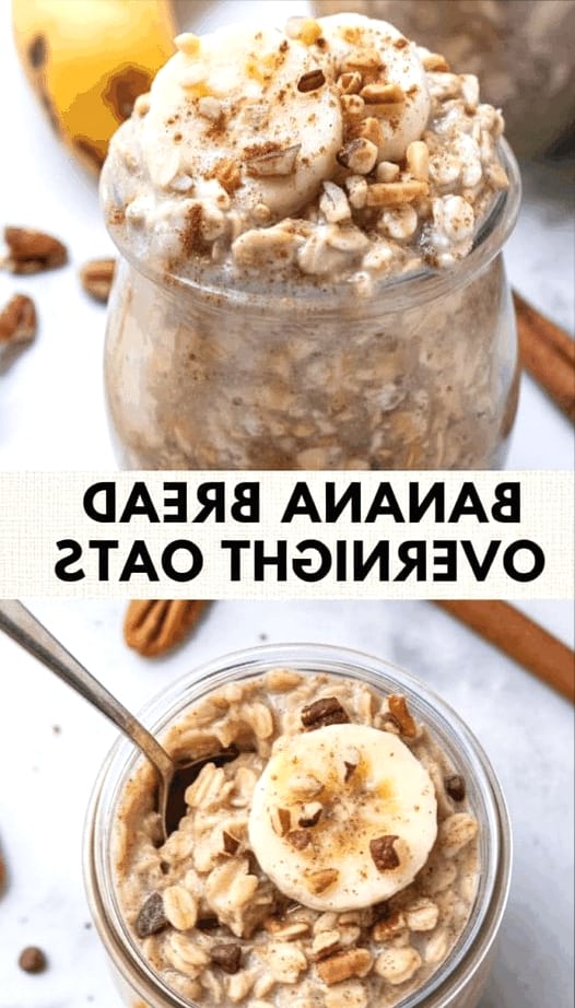 Banana Bread Overnight Oats