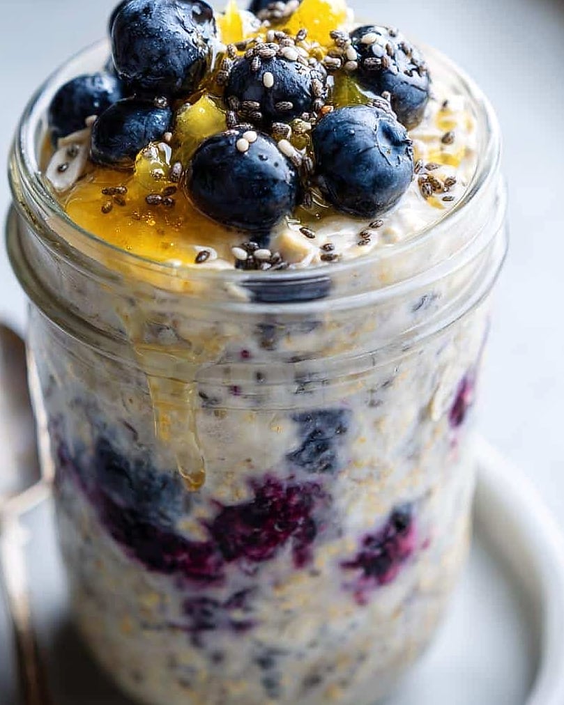 Blueberry Lemon Overnight Oats