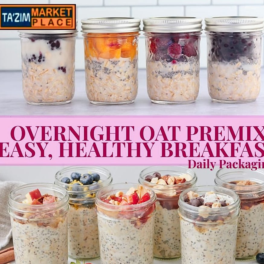 30 Overnight Oats Flavors (One For Every Day) 15 Chia Seed Berry Blast Overnight Oats