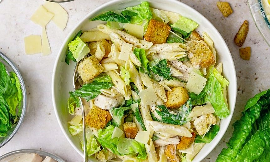 21 High-Protein Bowls That'll Keep You Full Without The Food Coma 18 Chicken Caesar Protein Bowl