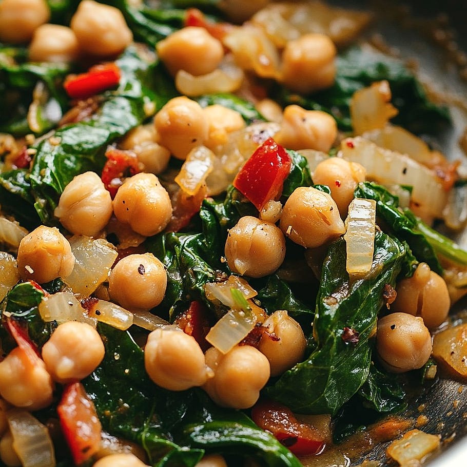 Chickpea and Spinach Curry