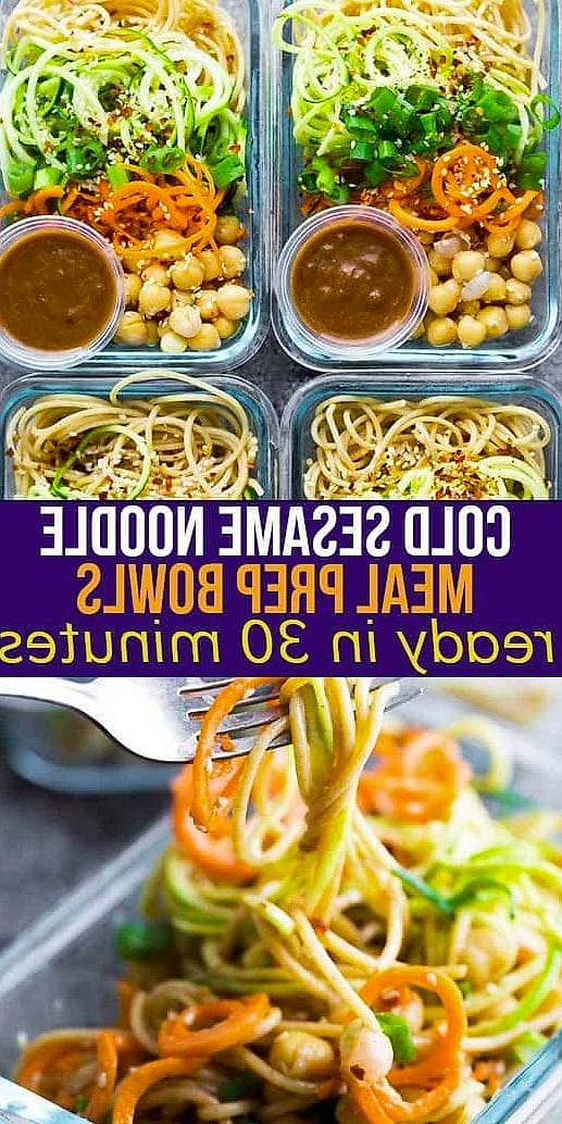 Cold Sesame Noodle Salad with Edamame