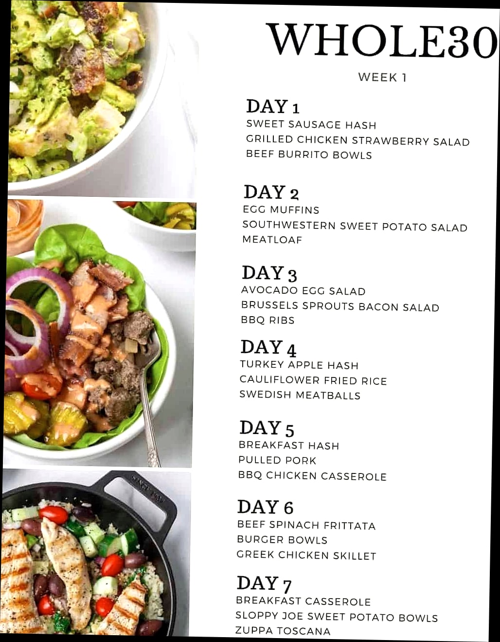 7-Day Whole30 Diet Plan (No-Nonsense Real Food You'll Want To Keep Eating) 3 Day 3