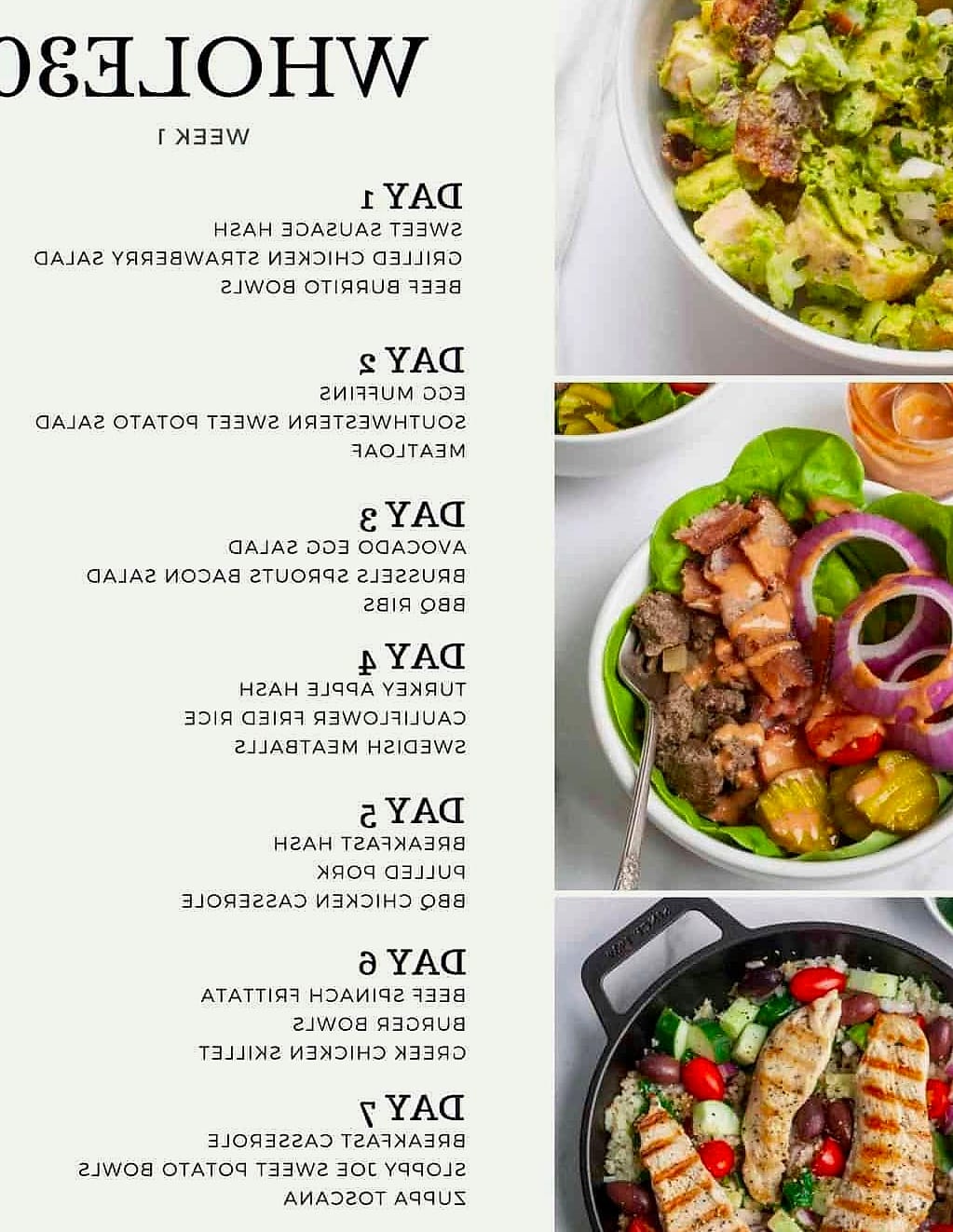 7-Day Whole30 Diet Plan (No-Nonsense Real Food You'll Want To Keep Eating) 5 Day 5