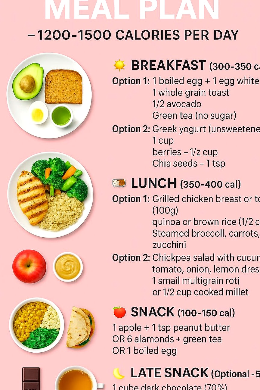 7-Day Calorie Deficit Meal Plan That Keeps You Satisfied 6 Day 6