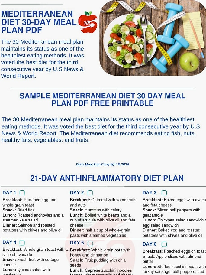 7-Day Mediterranean Diet Plan (Free Printable PDF) 12 Final Thoughts