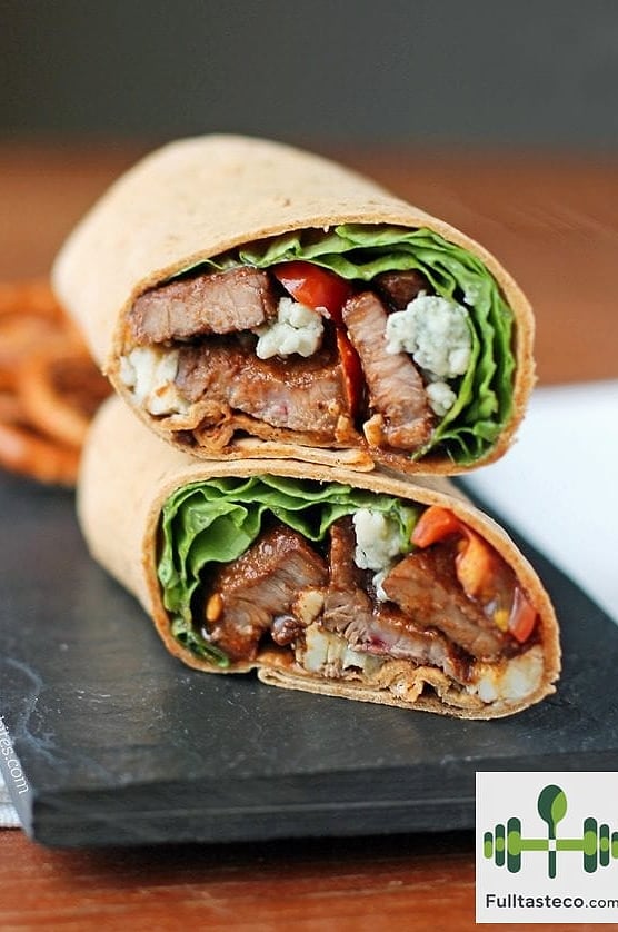 High Protein Steak Wrap
