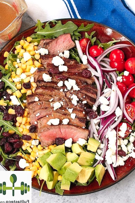 High Protein Steak Salad