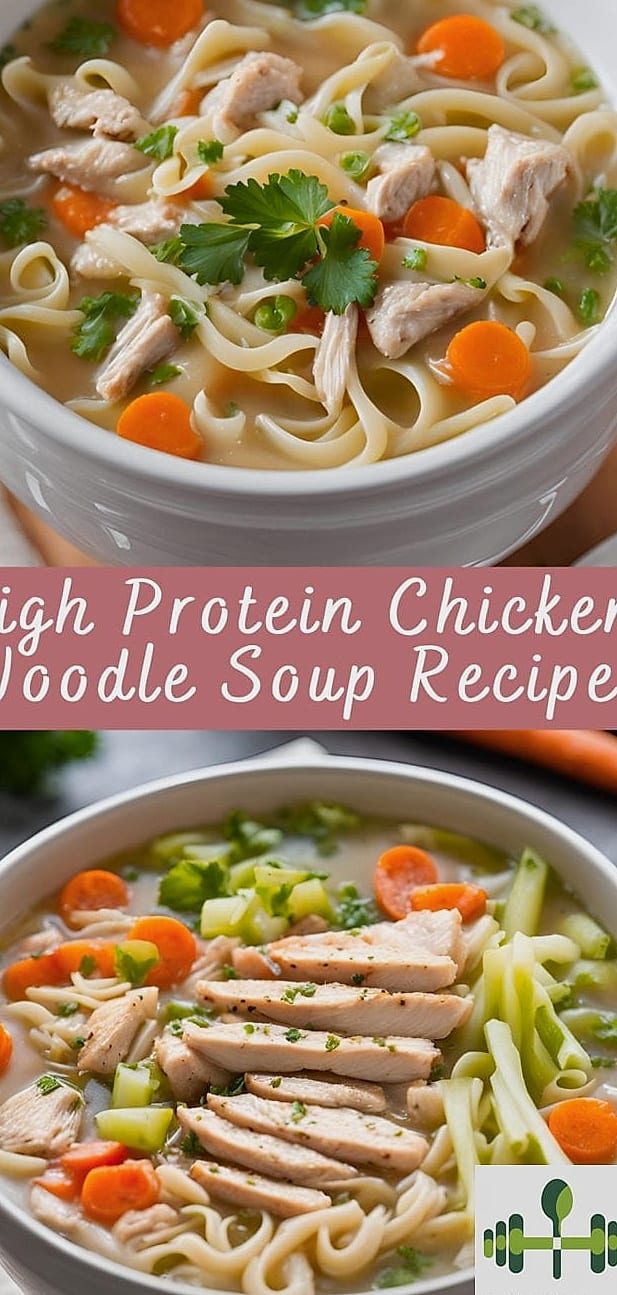 High Protein Chicken Noodles