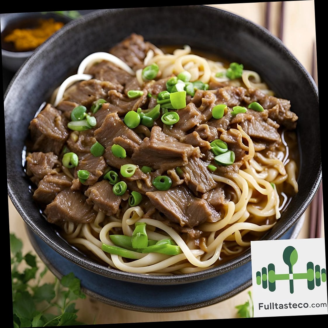 High Protein Beef Noodles