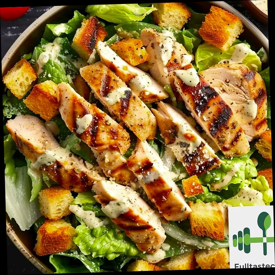 High Protein Caesar Salad