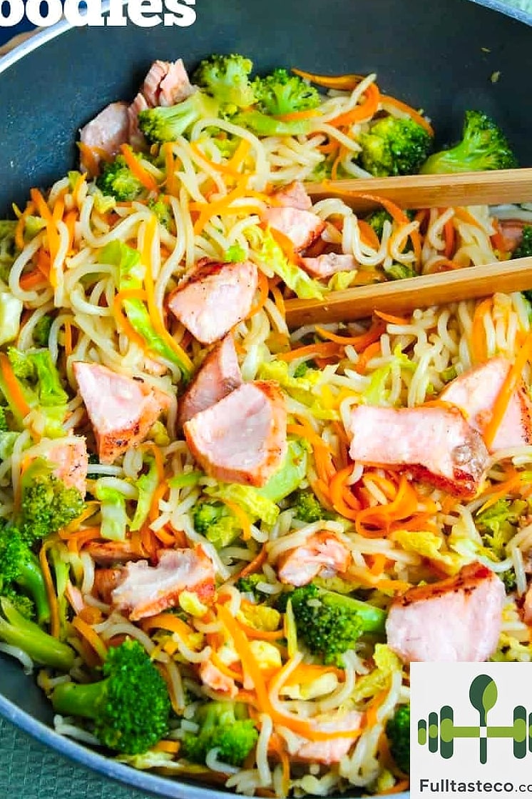 High Protein Salmon Noodles 7 High Protein Salmon Noodles