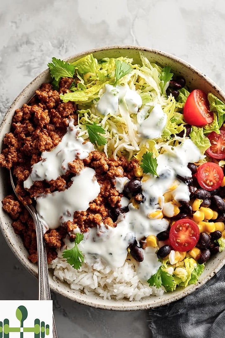 High Protein Taco Bowl 7 High Protein Taco Bowl